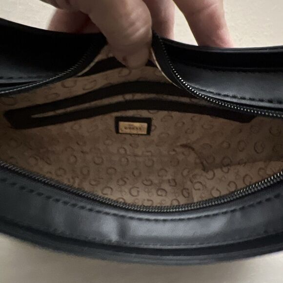 Guess JG917769 Black Coal Easley Mini Top Zip Crossbody/Shoulder Bag - Picture 12 of 12